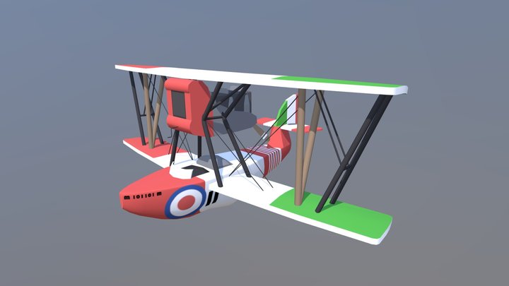 Flying Circus - Macchi M.5 3D Model