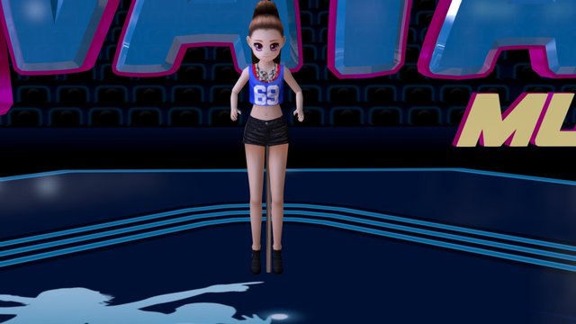 AM_pole dancing 3D Model