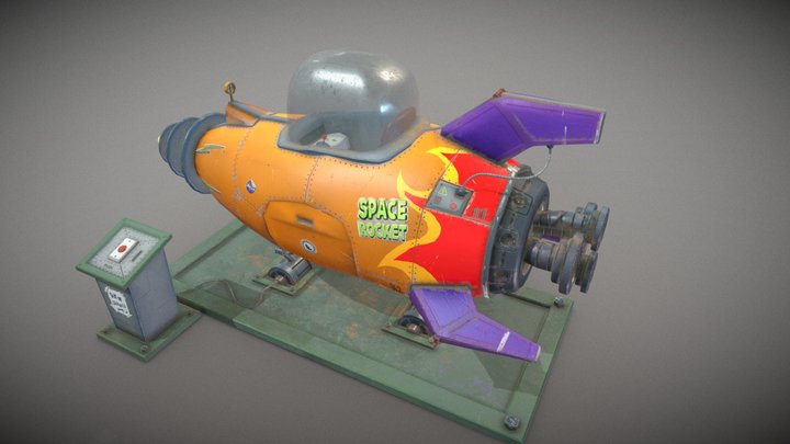 Rocket Toy 3D Model