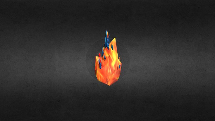 Fire particule 3D Model