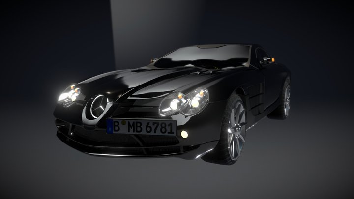 Mercedes Benz SLR Mclaren 3D model 3D Model