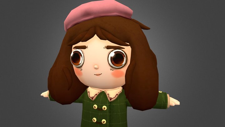 Little Misfortune 3D Model