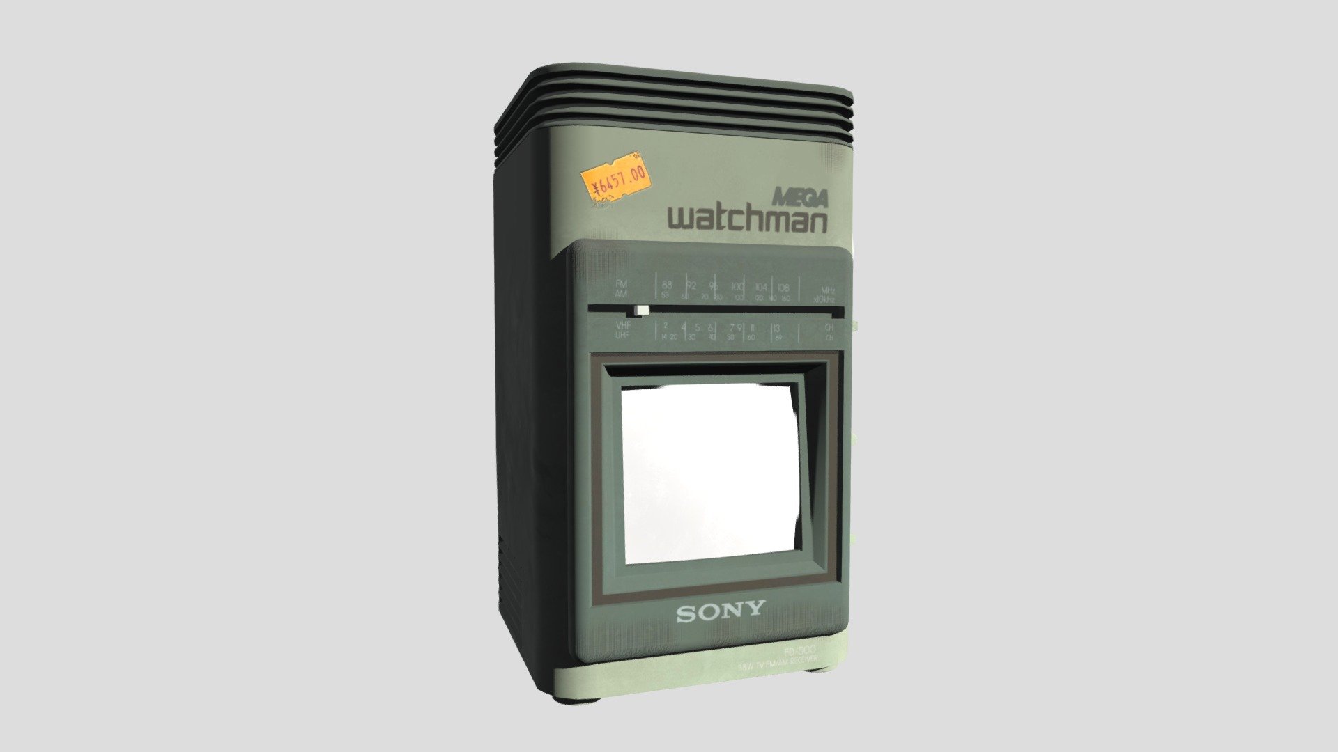 Sony Mega Watchman 3D model by ethanmartin451 [378e075] Sketchfab