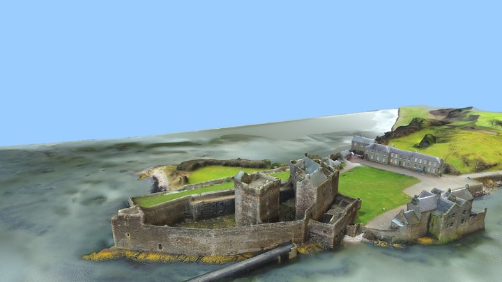 Blackness Castle, fortress Scotland 3D Model