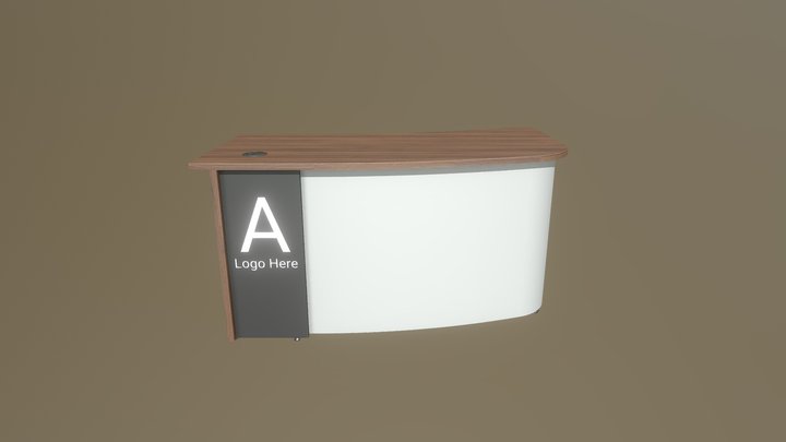 Reception Desk 17 VC 3D Model