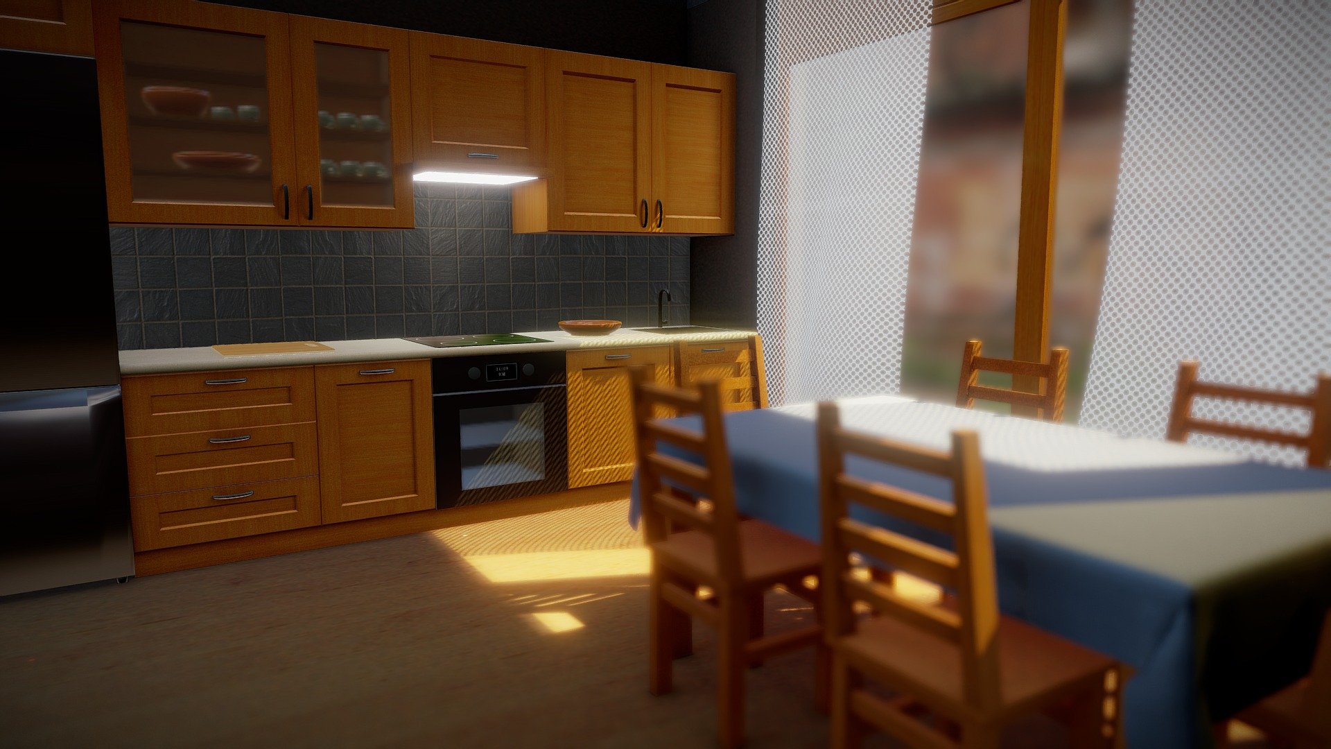 Wooden kitchen - Drewniana kuchnia