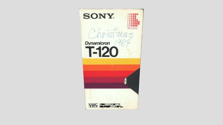 VHS Tape 3D Model