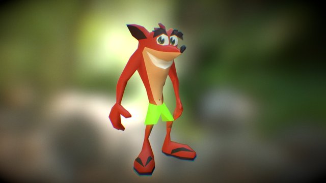 Crash Bandicoot Mod 3D Model
