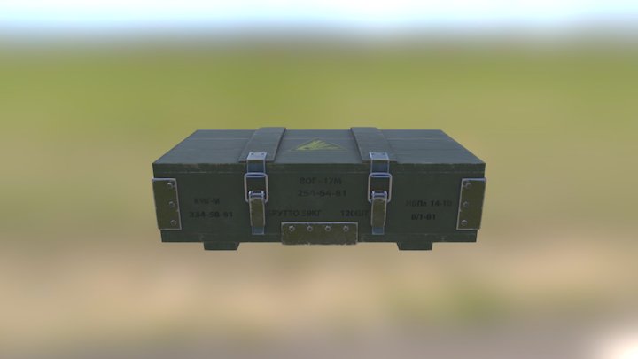 Box for ammunition 3D Model
