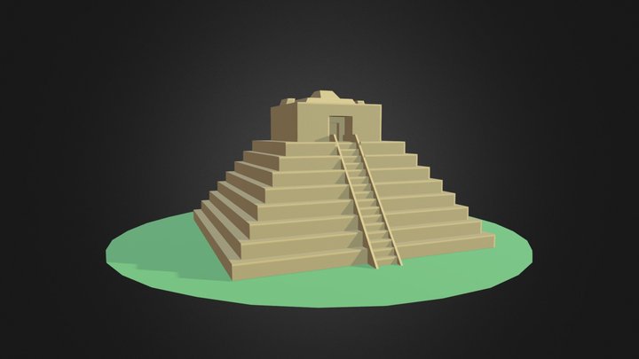 Mayan Pyramid 3D Model