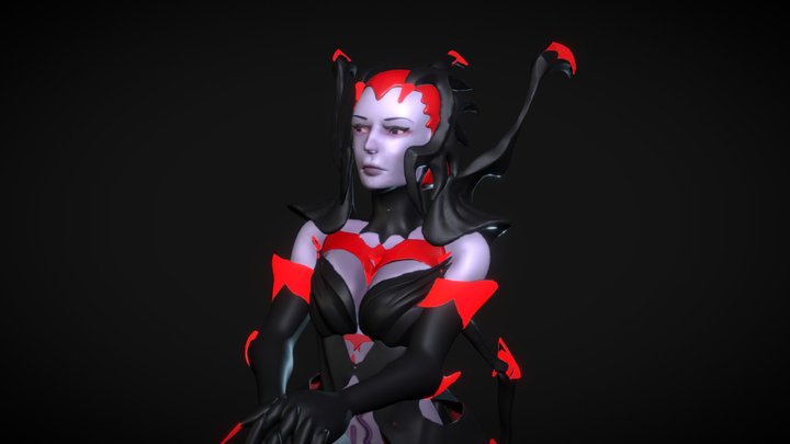 Elise | The spdier queen | fanart 3D Model