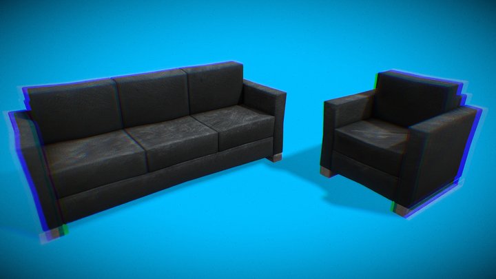 Sophie Sofa And Chair 3D Model