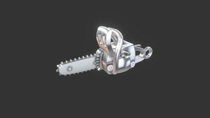Chainsaw Pendant 3D Model