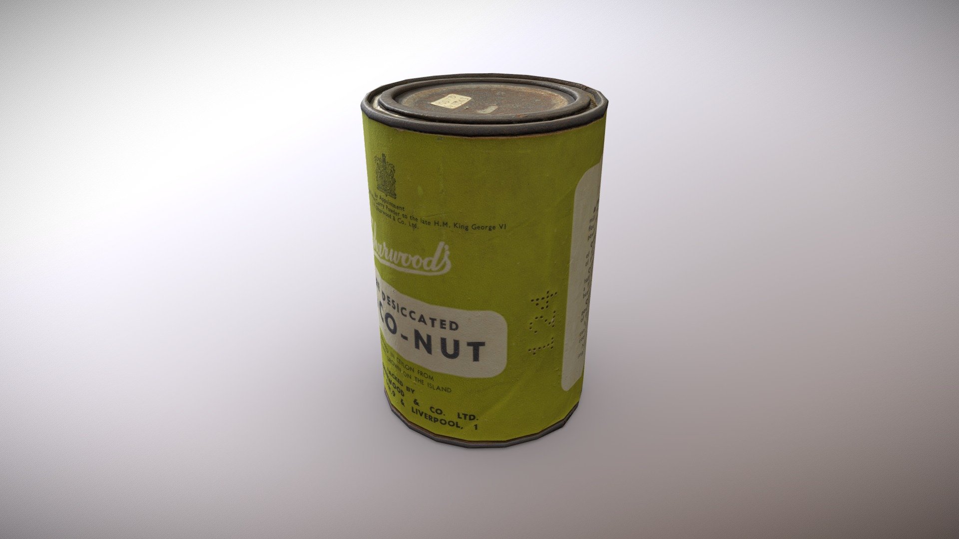 Antique Food Tin Scan - Buy Royalty Free 3D model by Skidoosh [3794115 ...