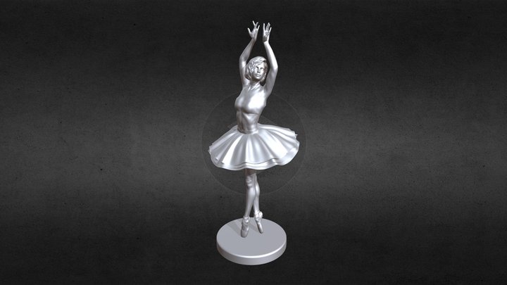 3D Printable Ballerina 5 3D Model