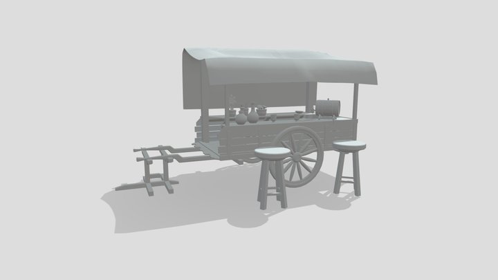 Wizard cart 3D Model