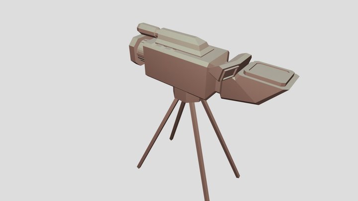 TV Camera – Free 3D Model STL