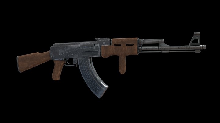 ak 47 3D Model