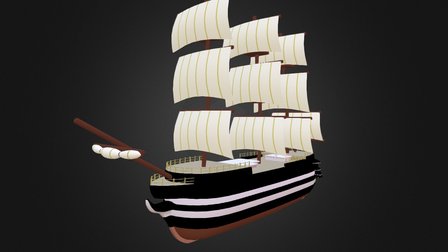 HMS Conway 3D Model