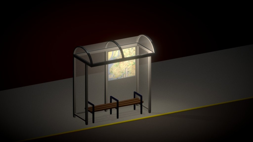 Bus Stop Bench