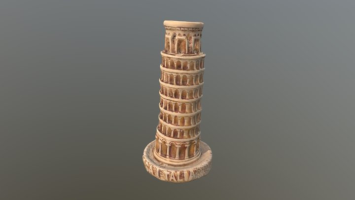 Torre de Pissa Figura 3D Model