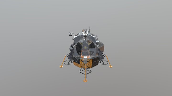 Apollo 11 Eagle 3D Model