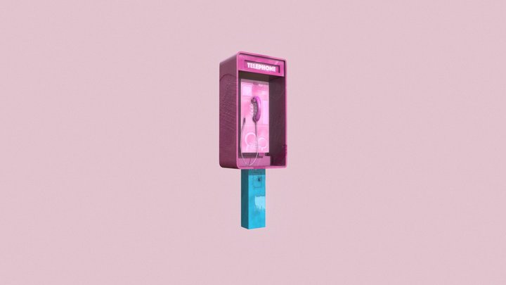 1st_Telephone_Booth 3D Model