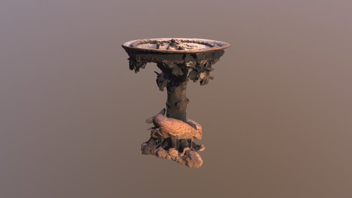 Fountain VI scaled 200k 3D Model