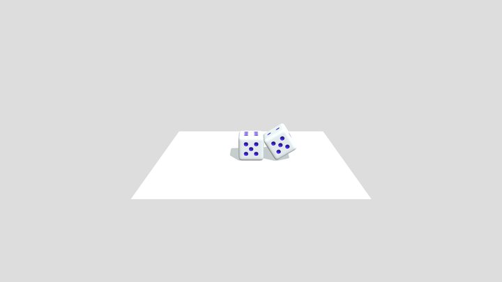 色子(骰子）or dice 3D Model