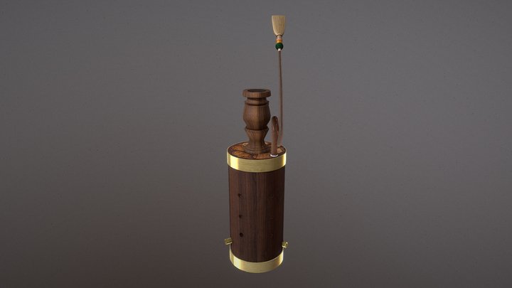 Baroque Rackett 3D Model