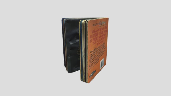 albert_einstein_book 3D Model