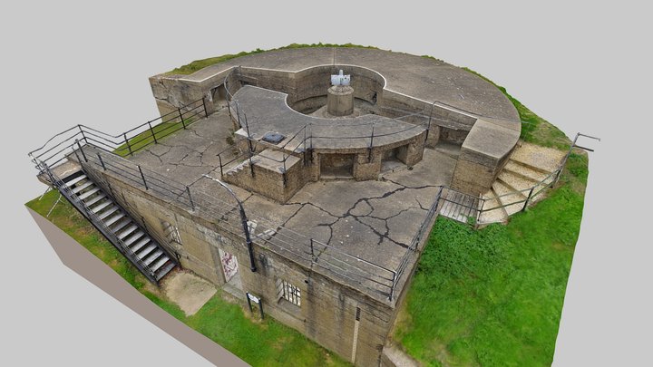 Tilbury Fort Spigot Mortar Emplacement – Kostenloses 3D-Modell STL
