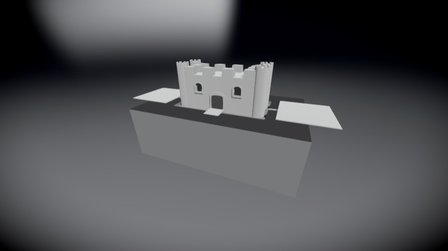 Animated Castle 3D Model