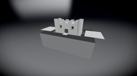 Animated Castle 3D Model
