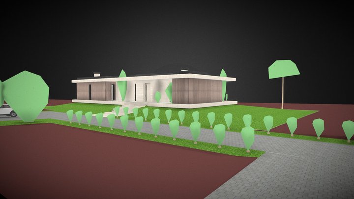 BOCETO INICIAL CASA PORLÁN-OLIVER 3D Model