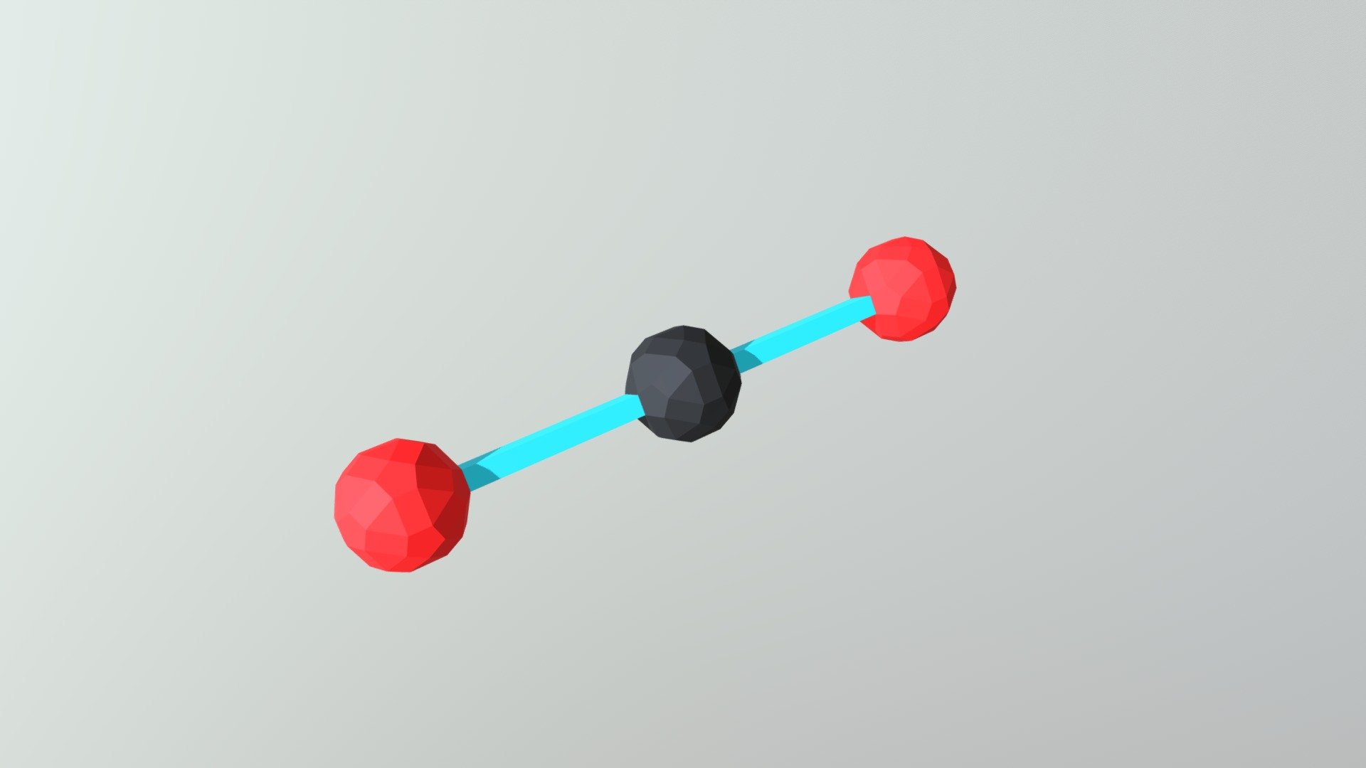 3 2 1 CO2 Carbon Dioxide - 3D model by Zometool (@zometool) [37a0a38]
