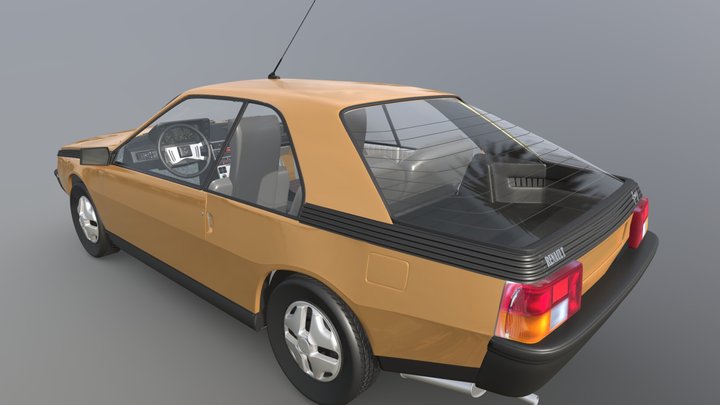 Renault FUEGO 3D Model