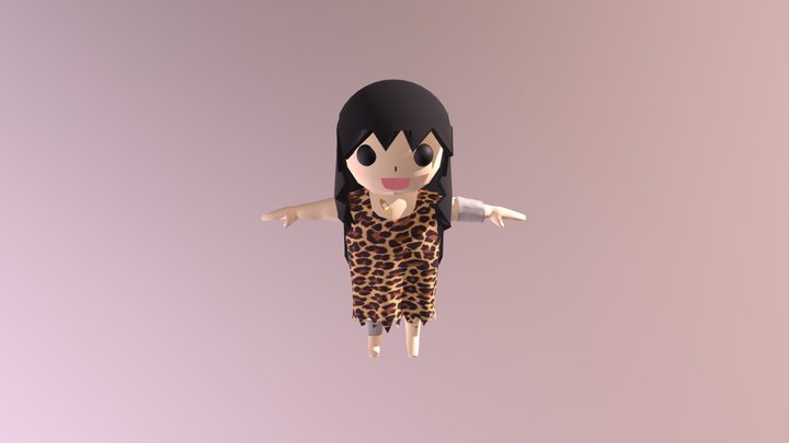 Girl-under 3D Model