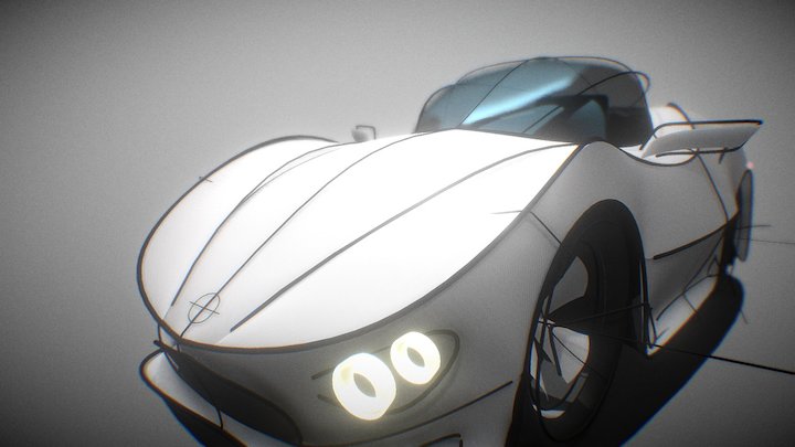 My First VR Car 3D Model