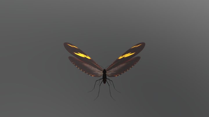 Sex Lies & Butterflies (Butterfly 2 w/o anim) 3D Model