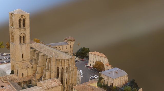 CATHEDRALE DE LODEVE 3D Model