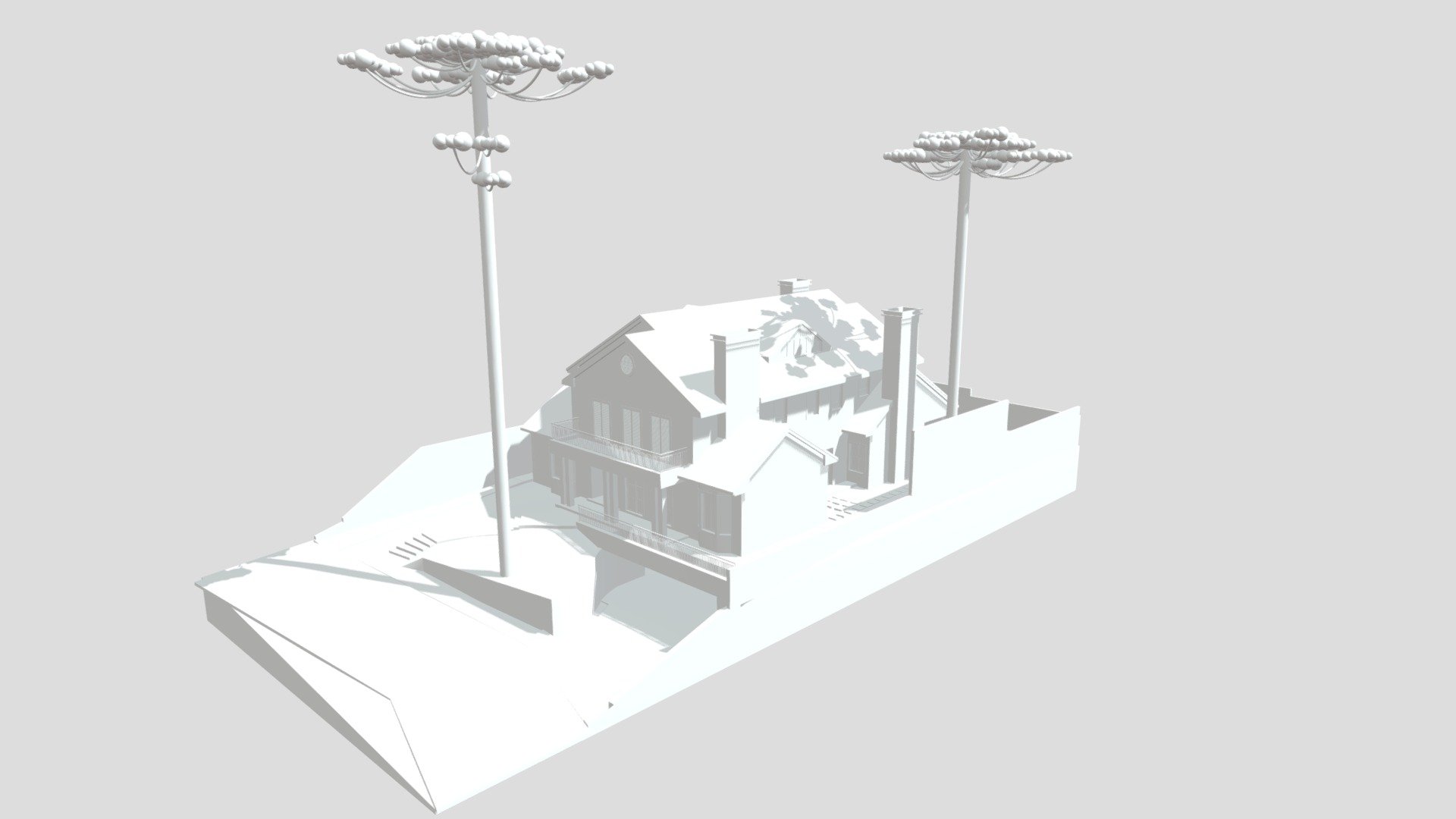 Residencial model — Sketchfab embed 3D viewer