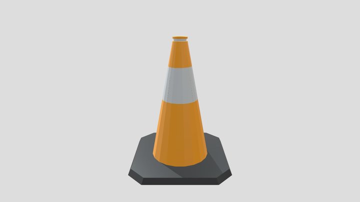 Traffic cone 3D Model