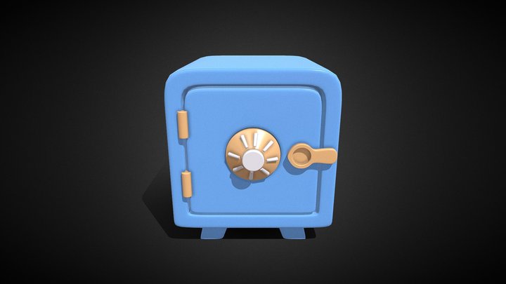 toy-style safe 3D Model