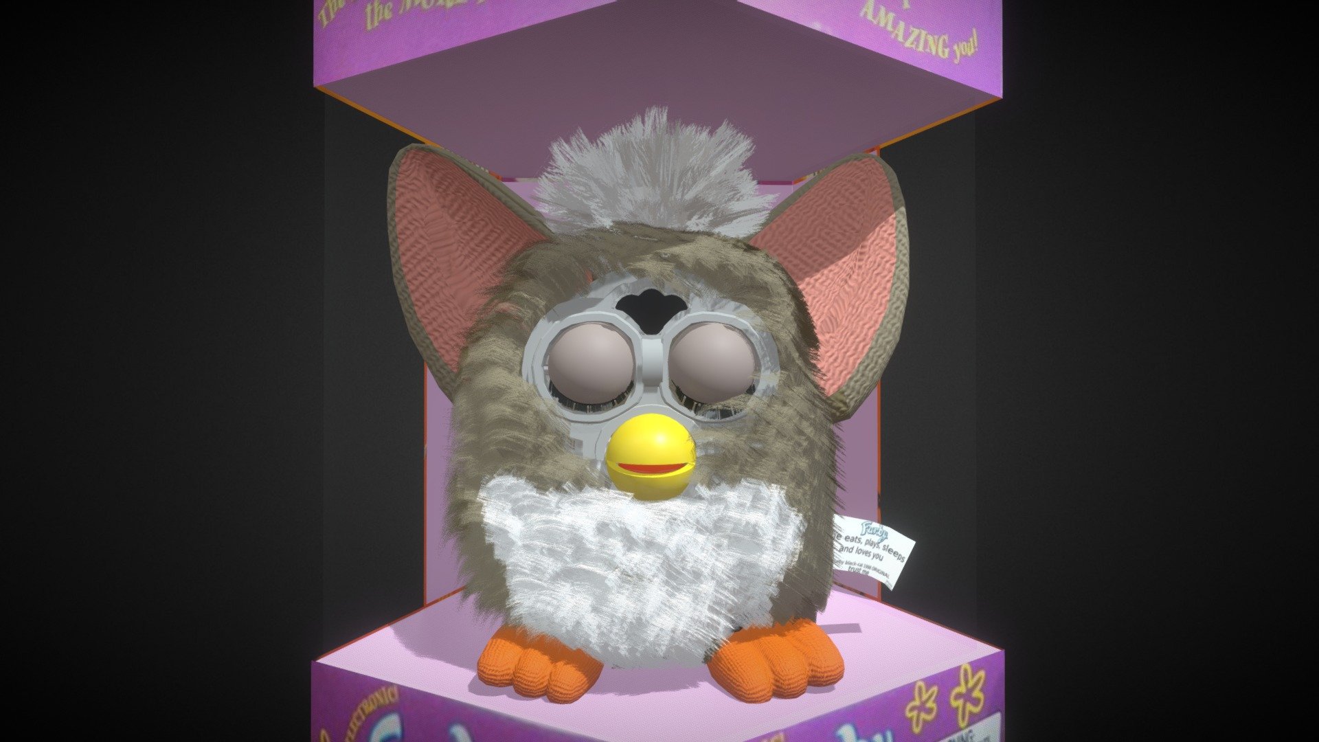 Church Mouse Furby 1998 - Download Free 3D model by