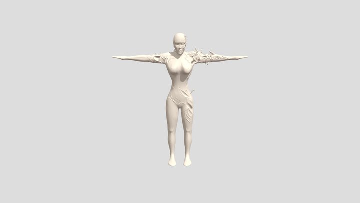 Flux Queen "Monster Form" 3D Model