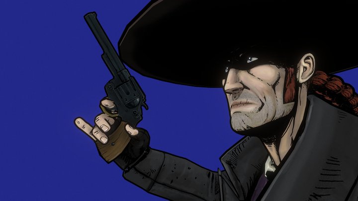 Vampire Hunter 3D Model