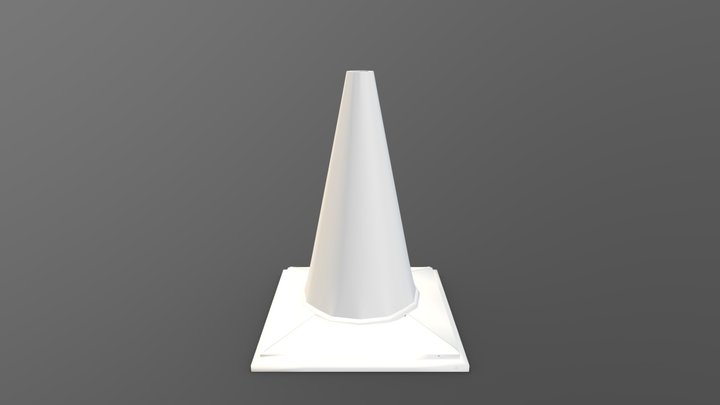 Traffic Cone 3D Model