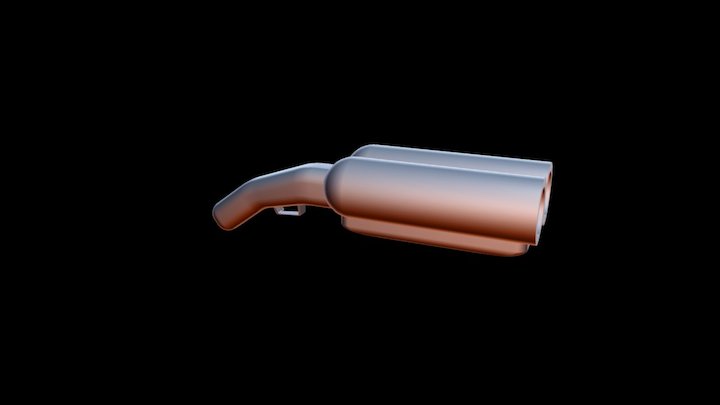 Laser pistol 3D Model