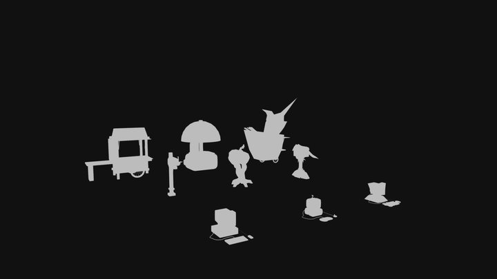 Silhouettes 3D Model